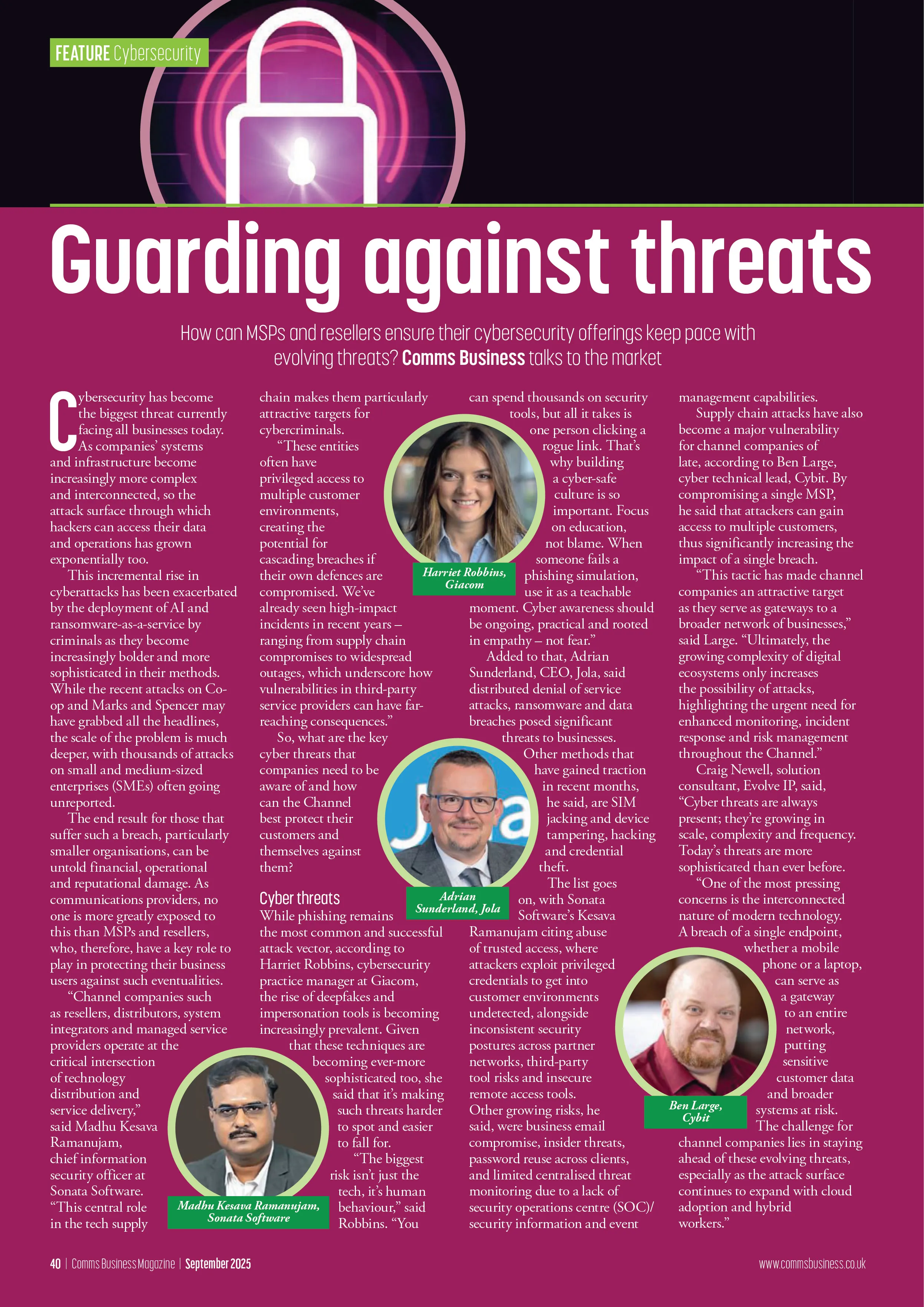 Guarding against threats